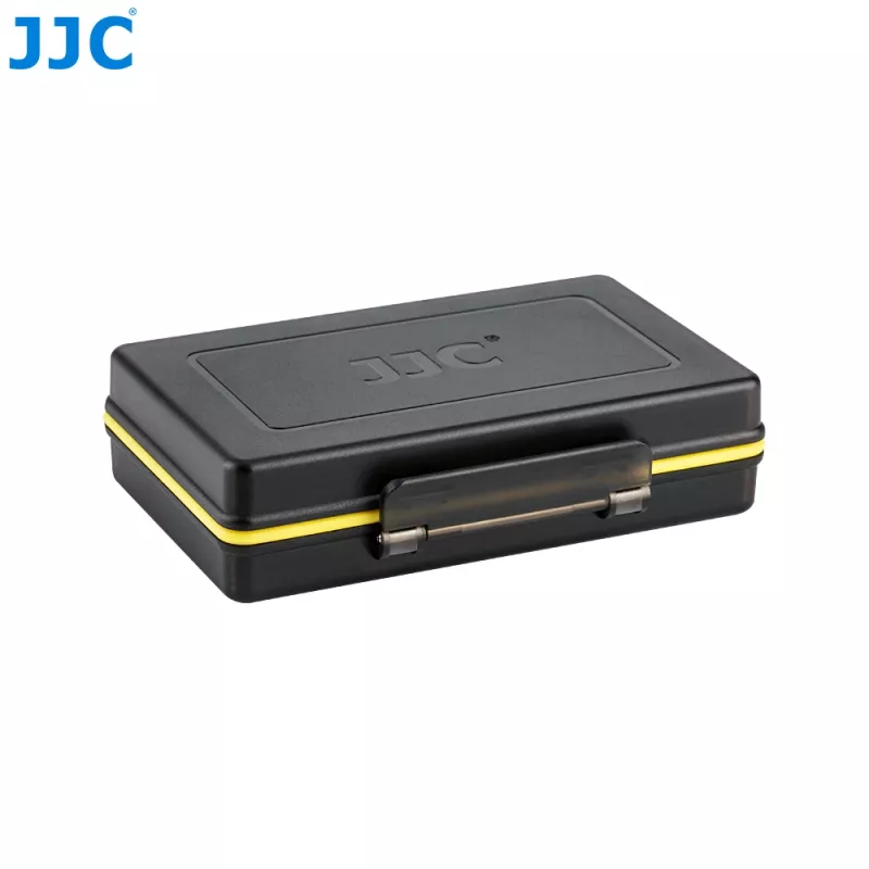 JJC custodia rigida organizer per Insta360 X4/X3 – organizer per batterie e schede di memoria (nero)