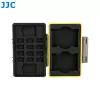 JJC custodia rigida organizer per Insta360 X4/X3 – organizer per batterie e schede di memoria (nero)