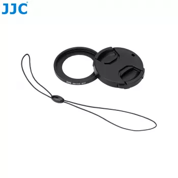 JJC RN-V10 anello adattatore filtro con tappo obiettivo per Canon PowerShot V10