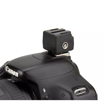 JJC adattatore slitta flash da Sony Alpha a standard ISO 518 con attacco PC-Sync