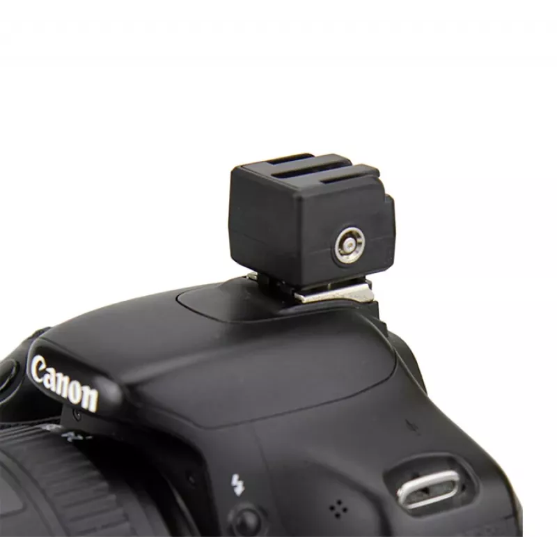 JJC adattatore slitta flash da Sony Alpha a standard ISO 518 con attacco PC-Sync