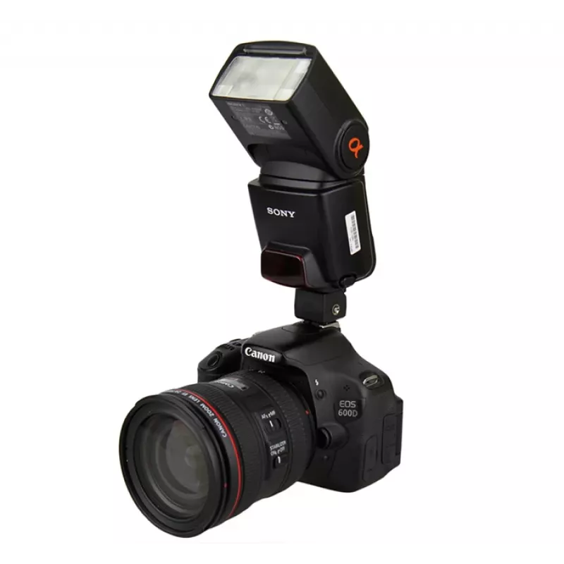 JJC adattatore slitta flash da Sony Alpha a standard ISO 518 con attacco PC-Sync