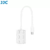 JJC PDB-UC lettore di schede micro SD USB-C con 2x porte USB-C, grigio spazio