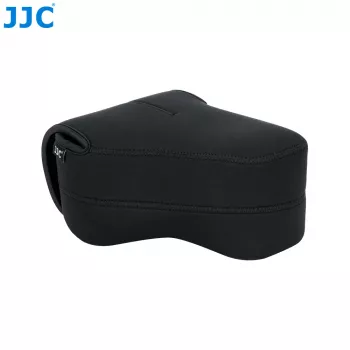 JJC custodia in neoprene per fotocamera per DSLR grande con obiettivo - nero (OC-MC3BK)