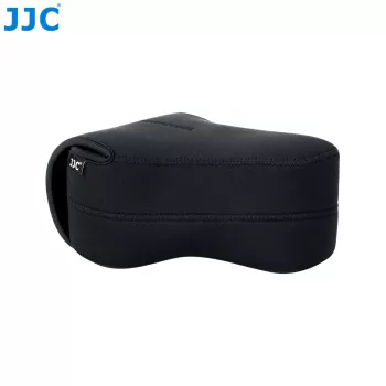 JJC custodia in neoprene per fotocamera per DSLR grande con obiettivo - nero (OC-MC3BK)