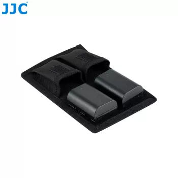 JJC BC-P2 scatola porta batterie per Panasonic DMW-BLF19 / DMW-BLJ31