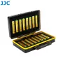 JJC scatola porta batterie per 16x batterie AAA - plastica PP trasparente