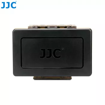 JJC scatola porta batterie per 16x batterie AAA - plastica PP trasparente