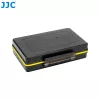 JJC scatola porta batterie per 16x batterie AAA - plastica PP trasparente