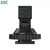 JJC HC-DMN Adattatore da slitta a caldo a filettatura da 1/4 inch-20 per supporto microfono, nero