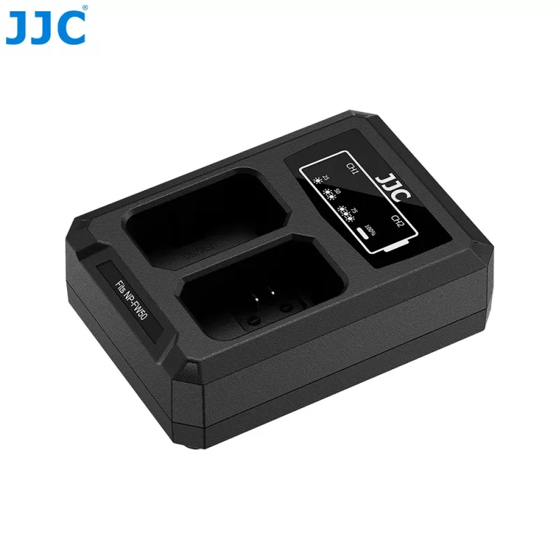 JJC caricabatterie dual USB-C per Sony NP-FW50 (DCH-FW50TC)
