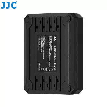 JJC caricabatterie dual USB per 2 batterie Nikon EN-EL15 EN-EL15a EN-EL15b EN-EL15c