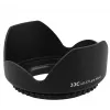 JJC paraluce a vite 77mm per obiettivo fotografico - nero