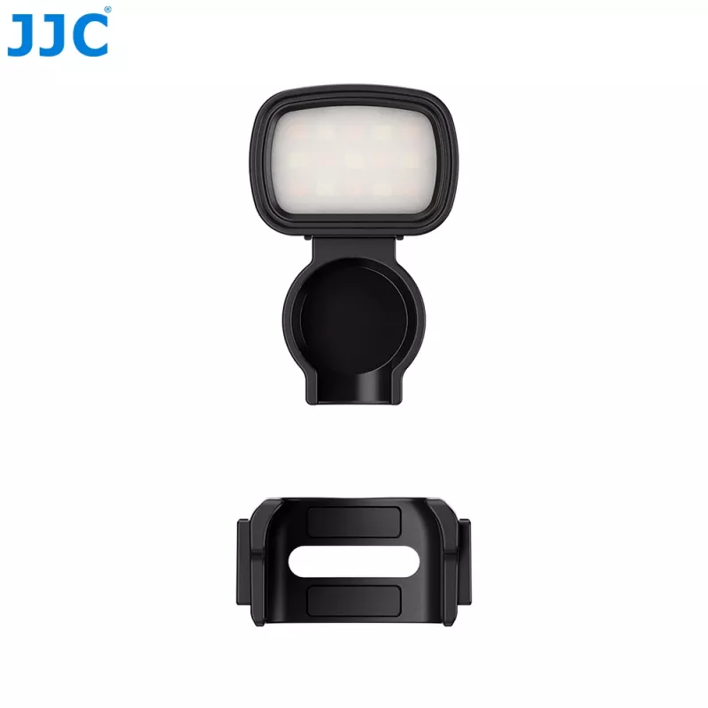 JJC mini luce LED magnetica fill light per DJI Osmo Pocket 3, CRI≥95, 15 LED, ricaricabile USB-C