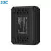 JJC caricabatterie triple USB per Ricoh DB-120 (3 slot) - DCH-DB120TC