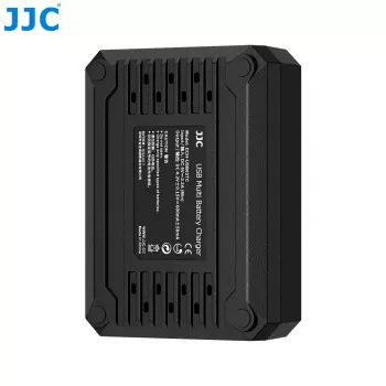 JJC caricabatterie triple USB per Ricoh DB-120 (3 slot) - DCH-DB120TC