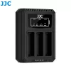JJC caricabatterie triple USB per Ricoh DB-120 (3 slot) - DCH-DB120TC