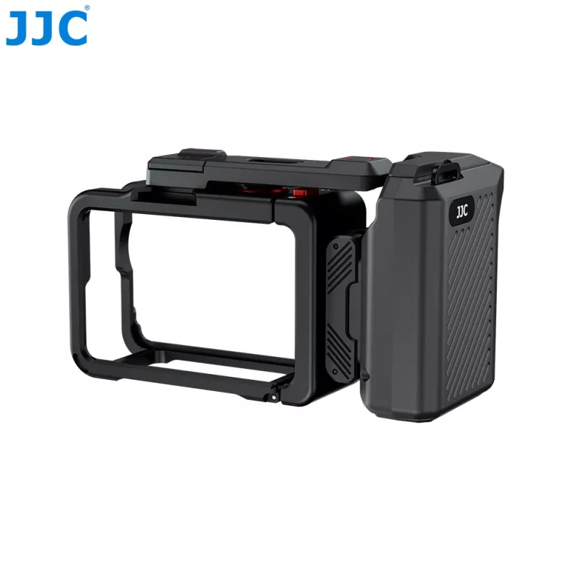 JJC SSK-OA6 impugnatura + supporto a telaio + adattatore slitta a freddo per DJI Osmo Action 6