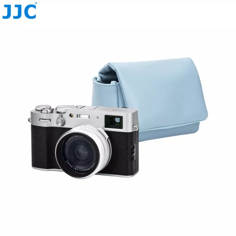 Mezza custodia per fotocamera JJC CL-M blu per Fujifilm X100VI, X100V, X-E5, Canon V1