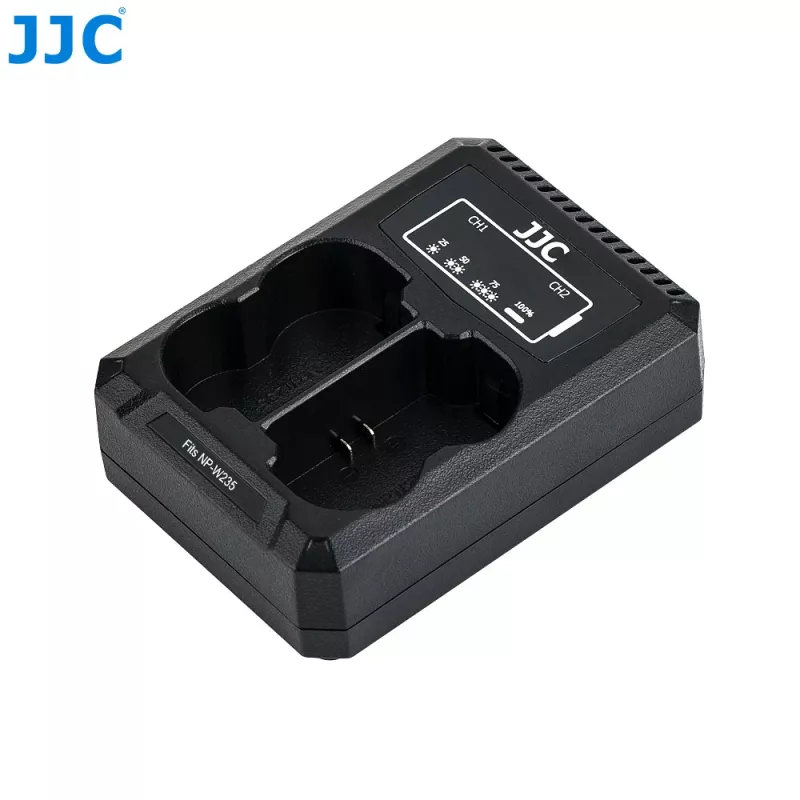 Caricabatterie USB doppio JJC per Fujifilm NP-W235