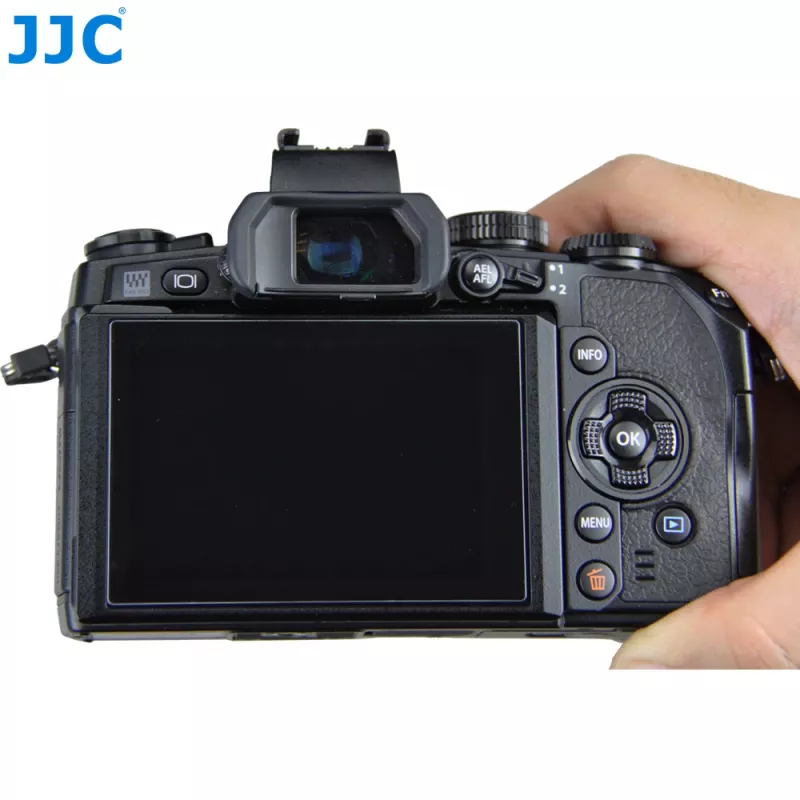 Pellicola protettiva per display JJC in vetro temperato per Olympus PEN E-PL9 / E-PL10 (LCD da 3,0 pollici)