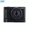 JJC gabbia video con 4 filetti da 1/4 di pollice-20 e slitta flash per Sony ZV-1F