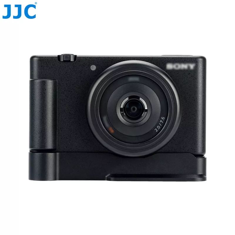 JJC gabbia video con 4 filetti da 1/4 di pollice-20 e slitta flash per Sony ZV-1F