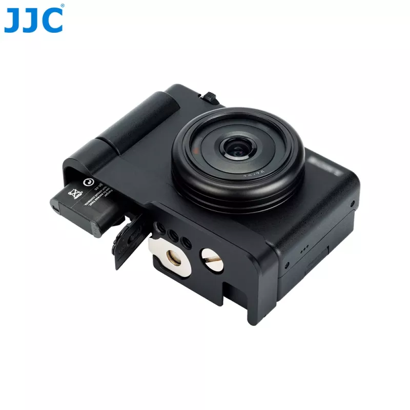 JJC gabbia video con 4 filetti da 1/4 di pollice-20 e slitta flash per Sony ZV-1F