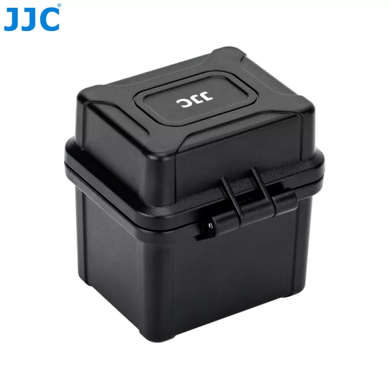 JJC custodia per batterie e schede di memoria per fotocamera - nero (JBC-BAT4)