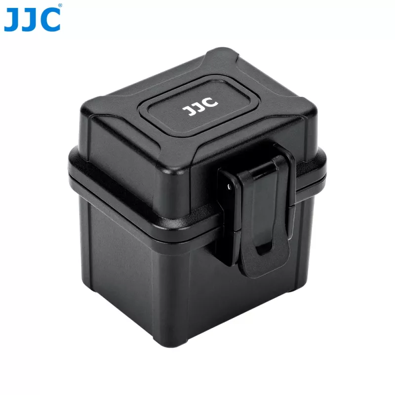 JJC custodia per batterie e schede di memoria per fotocamera - nero (JBC-BAT4)