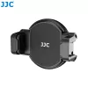 JJC MS-SPC1 supporto magnetico nero per smartphone con filetto da 1/4 di pollice e 2 supporti slitta flash per iPhone MagSafe