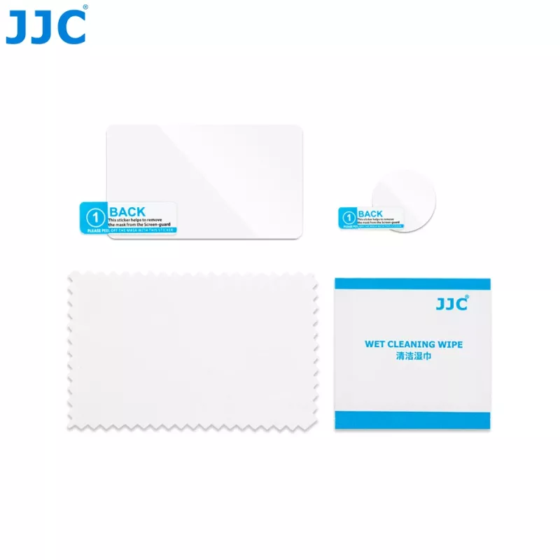 JJC GSP-GO3 set proteggi schermo e obiettivo in vetro temperato per Insta360 GO 3