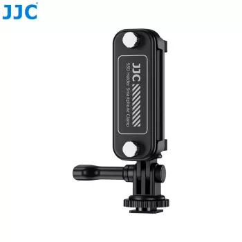 JJC SPC-S25 Supporto a 360° per treppiede per smartphone, SSD e GoPro con filetto da 1/4 di pollice e base Arca-Swiss