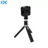 JJC BH-CM1 testa a sfera 3D in alluminio con filetto da 1/4 di pollice e scala per fotocamera