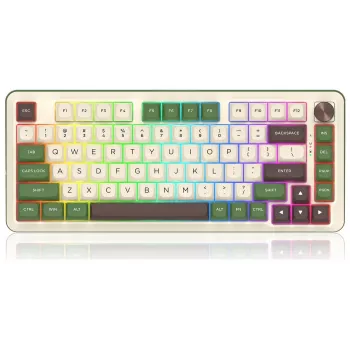Redragon K681CGC-RGB-PRO Cyrus Tastiera meccanica 65% tri-mode, hot-swappable, switch rossi, RGB, nero