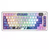 Redragon Flekact Pro K708AK-RGB-PRO Tastiera meccanica da gaming, dimensione intera, retroilluminazione RGB, switch blu