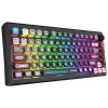 Redragon K732MC-RGB-PRO Uranus Pro 82 Tastiera meccanica 75%, hot-swappable, RGB, USB-C, nero