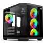 Redragon Vision ARGB GC-625-PRO Case gaming mid-tower, nero, vetro temperato, 4 ventole ARGB 120mm