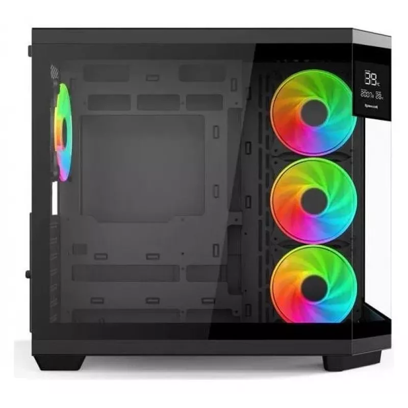 Redragon Vision ARGB GC-625-PRO Case gaming mid-tower, nero, vetro temperato, 4 ventole ARGB 120mm