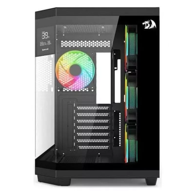 Redragon Vision ARGB GC-625-PRO Case gaming mid-tower, nero, vetro temperato, 4 ventole ARGB 120mm