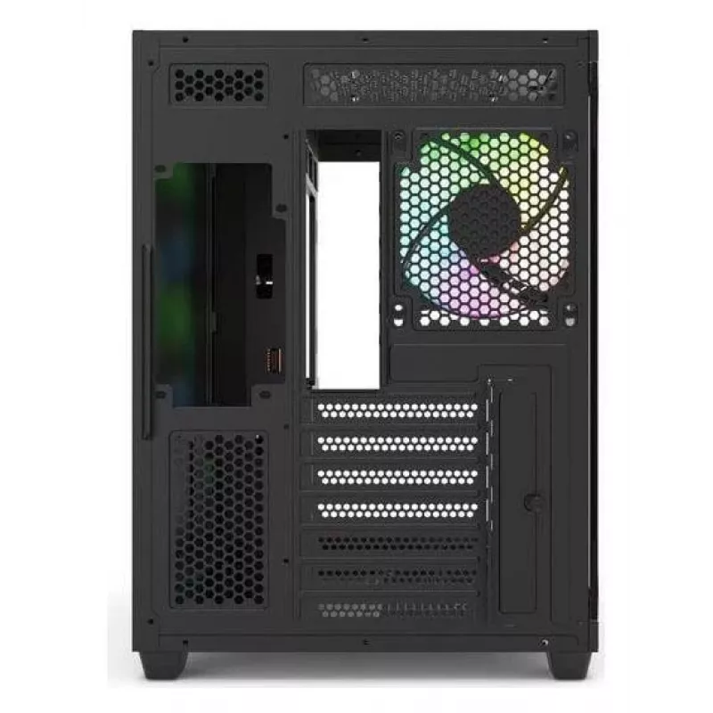 Redragon Vision ARGB GC-625-PRO Case gaming mid-tower, nero, vetro temperato, 4 ventole ARGB 120mm