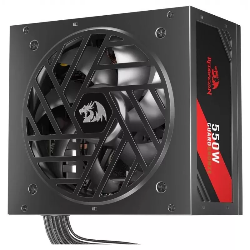 Redragon Guard GC-GU01 Alimentatore 550W, 80 PLUS Standard, PFC attivo, non modulare, ventola 120mm, nero