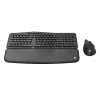 Redragon BS-7162 MAX Combo tastiera e mouse verticale wireless, 2,4 GHz, nero