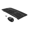 Redragon BS-7162 MAX Combo tastiera e mouse verticale wireless, 2,4 GHz, nero