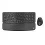 Redragon BS-7162 MAX Combo tastiera e mouse verticale wireless, 2,4 GHz, nero