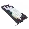 Redragon Ucal Magnetic K673WB-RGB-M Tastiera meccanica da gaming 75% tri-mode, bianco/nero
