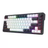 Redragon Ucal Magnetic K673WB-RGB-M Tastiera meccanica da gaming 75% tri-mode, bianco/nero
