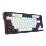Redragon Ucal Magnetic K673WB-RGB-M Tastiera meccanica da gaming 75% tri-mode, bianco/nero