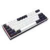 Redragon ALCOR QMK K717WB-RGB-PRO Tastiera meccanica, layout 75%, tri-mode, hot-swappable, bianco/nero