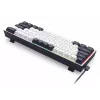 Redragon ALCOR QMK K717WB-RGB-PRO Tastiera meccanica, layout 75%, tri-mode, hot-swappable, bianco/nero
